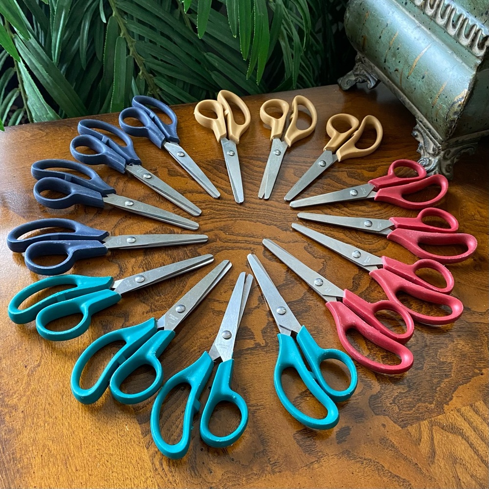 Scissors Multi Color Set of 15